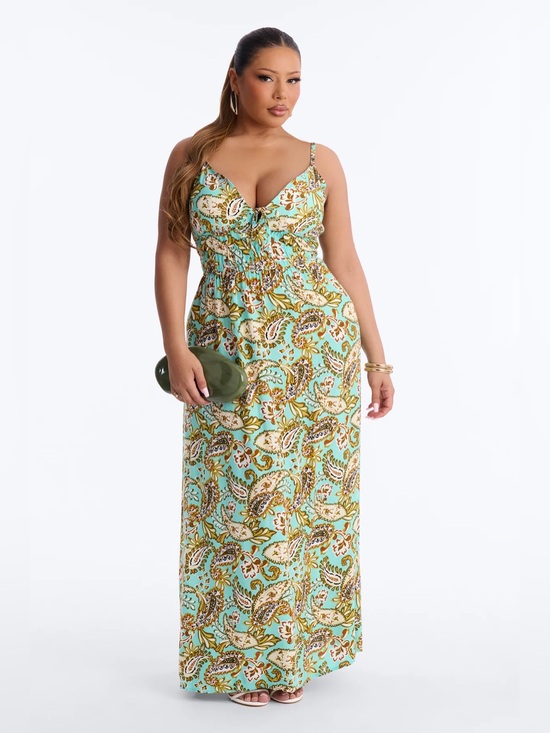 Fashion Nova Dresses & Skirts - Paisley Print Maxi Dress